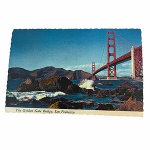 Vintage Golden Gate Bridge Postcard